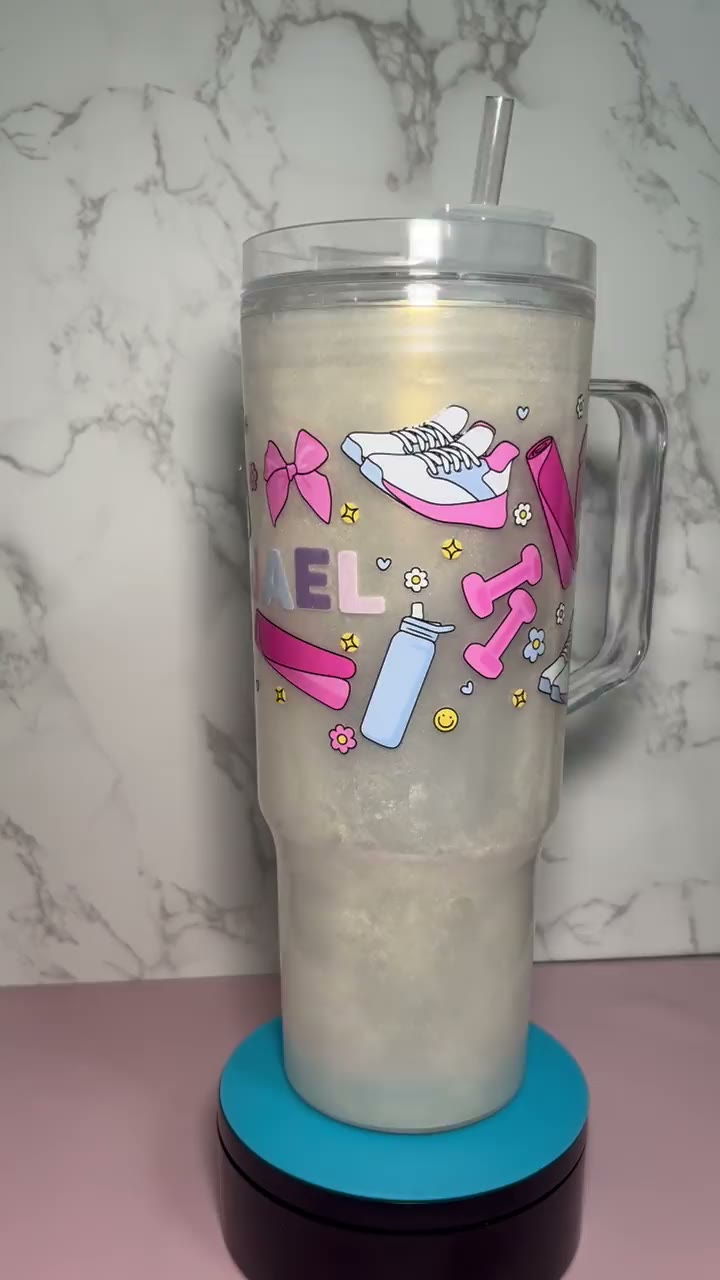 Cateye snowglobe cup